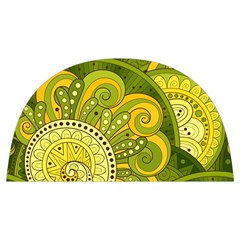 Doodles Patterns Ornament Vector Flowers Green Anti Scalding Pot Cap