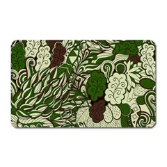 Texture Ornament Pattern Seamless Paisley Magnet (rectangular)