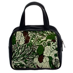 Texture Ornament Pattern Seamless Paisley Classic Handbag (two Sides)