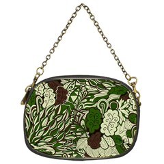 Texture Ornament Pattern Seamless Paisley Chain Purse (one Side)