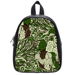 Texture Ornament Pattern Seamless Paisley School Bag (small)