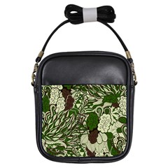 Texture Ornament Pattern Seamless Paisley Girls Sling Bag