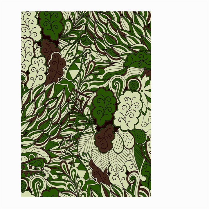 Texture Ornament Pattern Seamless Paisley Large Garden Flag (Two Sides)