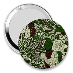 Texture Ornament Pattern Seamless Paisley 3  Handbag Mirrors