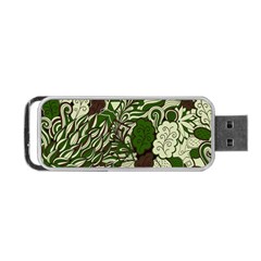 Texture Ornament Pattern Seamless Paisley Portable Usb Flash (two Sides)