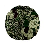 Texture Ornament Pattern Seamless Paisley Standard 15  Premium Round Cushions Front