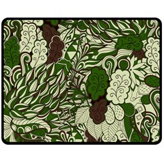 Texture Ornament Pattern Seamless Paisley Fleece Blanket (medium)