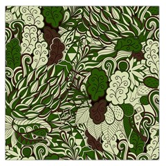 Texture Ornament Pattern Seamless Paisley Square Satin Scarf (36  X 36 )