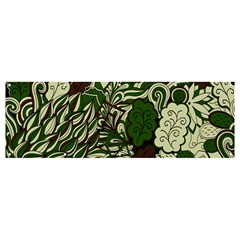 Texture Ornament Pattern Seamless Paisley Banner And Sign 12  X 4  by Jancukart