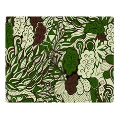 Texture Ornament Pattern Seamless Paisley One Side Premium Plush Fleece Blanket (large) by Jancukart