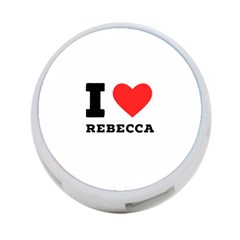 I Love Rebecca 4-port Usb Hub (one Side) by ilovewhateva