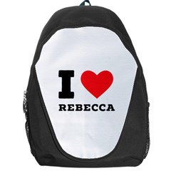 I Love Rebecca Backpack Bag by ilovewhateva