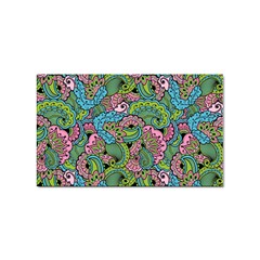 Background Texture Paisley Pattern Sticker Rectangular (10 Pack) by Jancukart