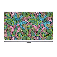 Background Texture Paisley Pattern Business Card Holder