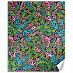 Background Texture Paisley Pattern Canvas 16  X 20 