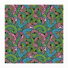 Background Texture Paisley Pattern Medium Glasses Cloth (2 Sides)