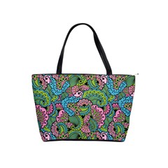 Background Texture Paisley Pattern Classic Shoulder Handbag