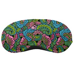 Background Texture Paisley Pattern Sleeping Mask by Jancukart