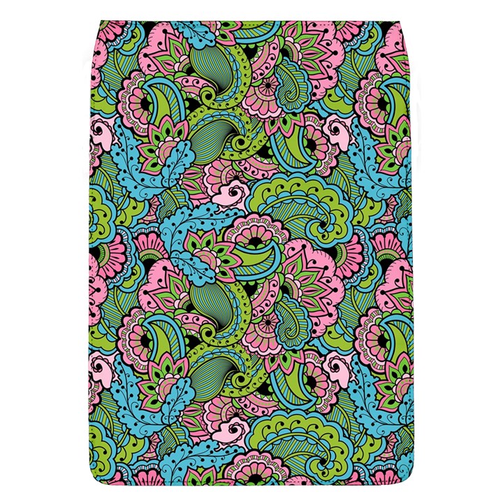 Background Texture Paisley Pattern Removable Flap Cover (L)