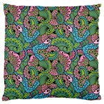 Background Texture Paisley Pattern Standard Premium Plush Fleece Cushion Case (Two Sides) Front