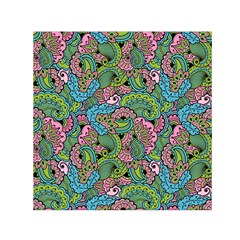 Background Texture Paisley Pattern Square Satin Scarf (30  X 30 )