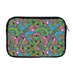 Background Texture Paisley Pattern Apple Macbook Pro 17  Zipper Case by Jancukart