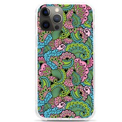 Background Texture Paisley Pattern Iphone 12 Pro Max Tpu Uv Print Case by Jancukart