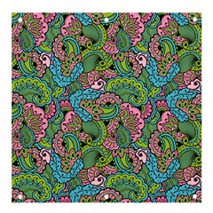 Background Texture Paisley Pattern Banner And Sign 4  X 4 