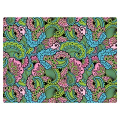 Background Texture Paisley Pattern Premium Plush Fleece Blanket (extra Small)