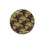 Pattern Vector Texture Style Garden Drawn Hand Floral Hat Clip Ball Marker Front