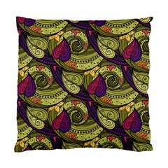 Pattern Vector Texture Style Garden Drawn Hand Floral Standard Cushion Case (one Side)