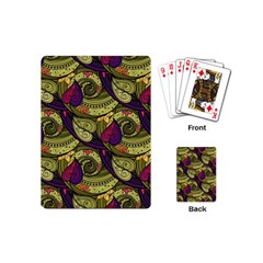 Pattern Vector Texture Style Garden Drawn Hand Floral Playing Cards Single Design (mini)