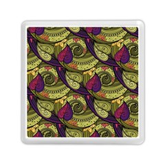 Pattern Vector Texture Style Garden Drawn Hand Floral Memory Card Reader (square) by Jancukart