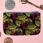 Pattern Vector Texture Style Garden Drawn Hand Floral Large Coin Purse Back