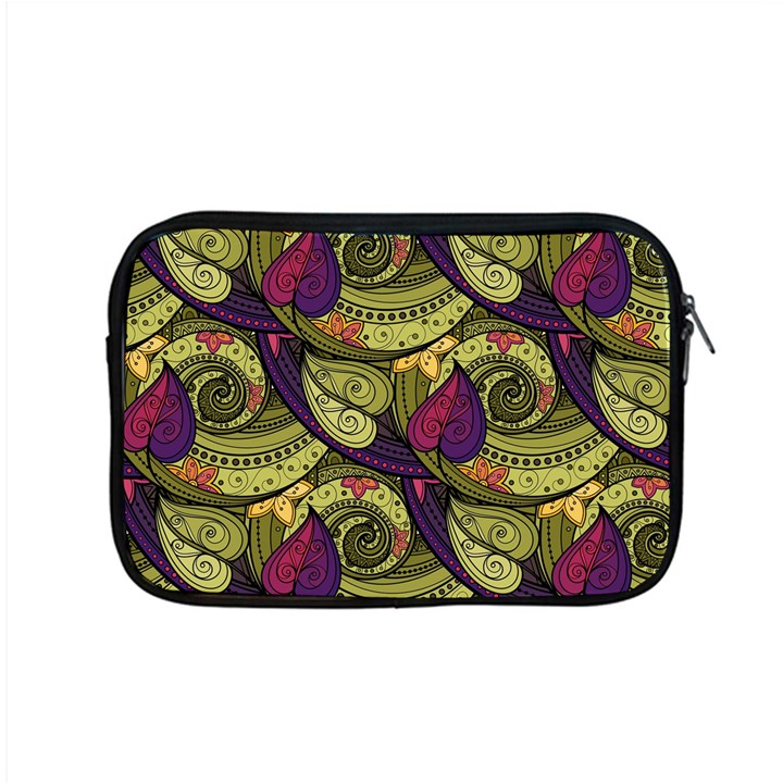 Pattern Vector Texture Style Garden Drawn Hand Floral Apple MacBook Pro 15  Zipper Case