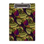 Pattern Vector Texture Style Garden Drawn Hand Floral A5 Acrylic Clipboard Front