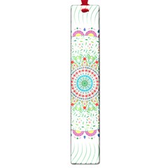 Flower Abstract Floral Hand Ornament Hand Drawn Mandala Large Book Marks by Jancukart