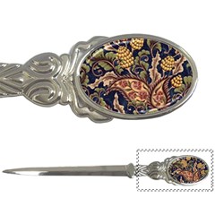 Leaves Flowers Background Texture Paisley Letter Opener by Jancukart