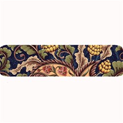 Leaves Flowers Background Texture Paisley Large Bar Mat