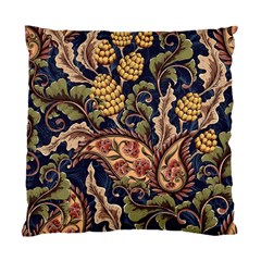 Leaves Flowers Background Texture Paisley Standard Cushion Case (one Side)