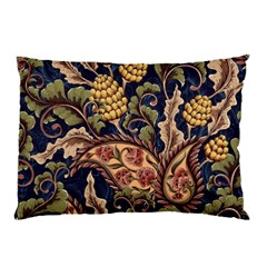 Leaves Flowers Background Texture Paisley Pillow Case