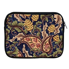 Leaves Flowers Background Texture Paisley Apple Ipad 2/3/4 Zipper Cases by Jancukart