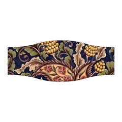 Leaves Flowers Background Texture Paisley Stretchable Headband by Jancukart