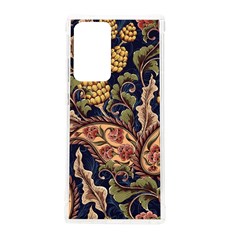 Leaves Flowers Background Texture Paisley Samsung Galaxy Note 20 Ultra Tpu Uv Case by Jancukart