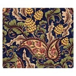 Leaves Flowers Background Texture Paisley One Side Premium Plush Fleece Blanket (Small) 50 x40  Blanket Front