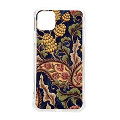 Leaves Flowers Background Texture Paisley Iphone 11 Pro Max 6 5 Inch Tpu Uv Print Case by Jancukart