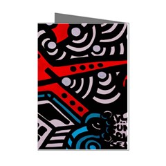 Multicolored Doodle Art Street Art Mini Greeting Cards (pkg Of 8) by Jancukart