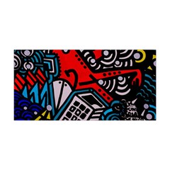 Multicolored Doodle Art Street Art Yoga Headband