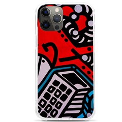 Multicolored Doodle Art Street Art Iphone 12 Pro Max Tpu Uv Print Case