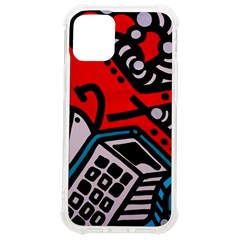 Multicolored Doodle Art Street Art Iphone 12 Mini Tpu Uv Print Case	